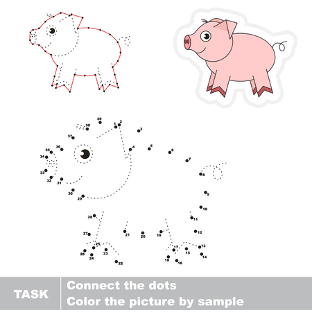 豚の赤ちゃん漫画形式で設定を編集する非常に簡単のイラスト素材 ベクタ Image 豚の赤ちゃん漫画形式で設定を編集する非常に簡単のイラスト素材 ベクタ Image