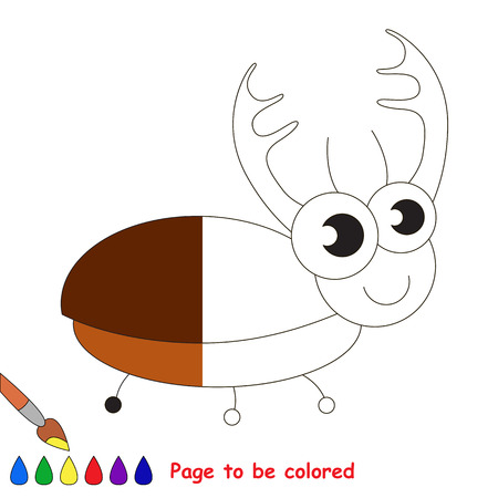 大きなトウモロコシ カブトムシ 簡単子供教育ゲームと簡単なゲームのレベルの初等教育就学前の子供を教育する塗り絵の色にします のイラスト素材 ベクタ Image 大きなトウモロコシ カブトムシ 簡単子供教育ゲームと簡単なゲームのレベルの初等教育就学前の子供を教育する塗り絵の色にします のイラスト素材 ベクタ Image