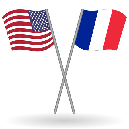 アメリカおよびフランスのフラグです このフラグは フランスと米国間の関係を表しての政治 外交 経済 旅行 観光 移民 サッカー 翻訳 言語学習 のイラスト素材 ベクタ Image アメリカおよびフランスのフラグです このフラグは フランスと米国間の関係を表しての政治 外交 経済 旅行 観光 移民 サッカー 翻訳 言語学習 のイラスト素材 ベクタ Image