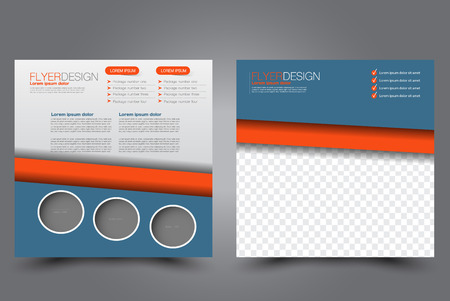 square flyer template brochure design annual report poster education leaflet design