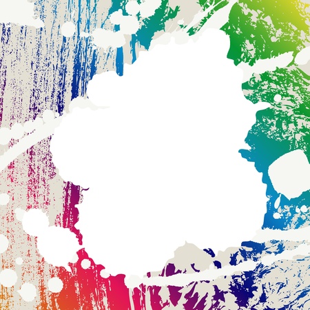 abstract blots coloful creative background vector illustration