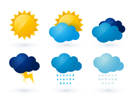 45 248 weather forecast stock vector illustration and royalty free