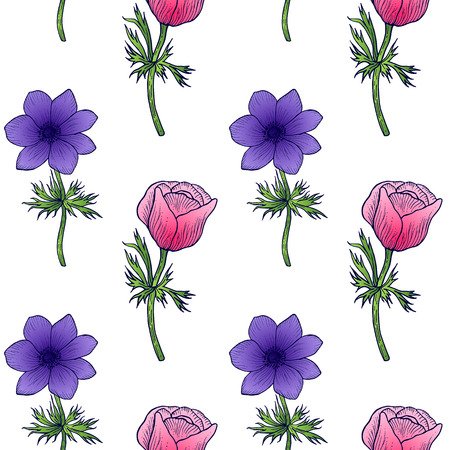 シームレス パターン黒と白のアネモネ モノクロ風花 アネモネ カード 母の日 結婚式 誕生日 繊維 Web 壁紙 ラッピングのデザインのビンテージ パターン印刷します のイラスト素材 ベクタ Image シームレス パターン黒と白のアネモネ モノクロ風花 アネモネ カード 母の日 結婚式 誕生日 繊維 Web 壁紙 ラッピングのデザインのビンテージ パターン印刷します のイラスト素材 ベクタ Image