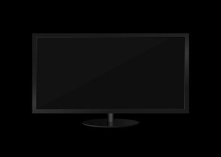 テレビ画面の現実的なベクトル イラストのイラスト素材 ベクタ Image