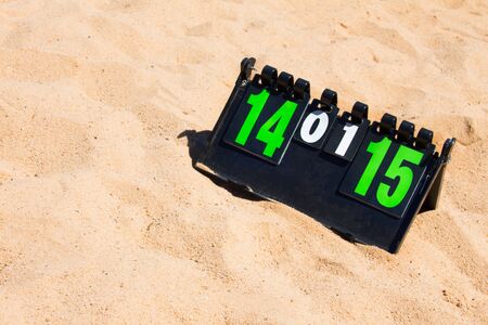 beach volleyball score board