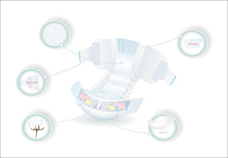 それを面白い画像で赤ちゃんのおむつ のイラスト素材 ベクタ Image それを面白い画像で赤ちゃんのおむつ のイラスト素材 ベクタ Image