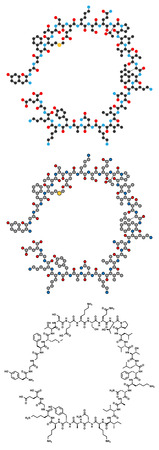 化学構造の B エンドルフィン鎮痛ペプチド エンドルフィンはモルヒネのように振る舞う自然のオピオイド神経伝達ペプチドです 様式化された 2d レンダリングと従来の骨格式 のイラスト素材 ベクタ Image 49855645
