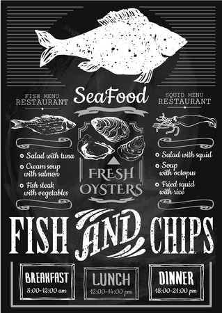 Chalkboard for Bars Crab Blackboard Sea Food Fish Mongers Restaurants