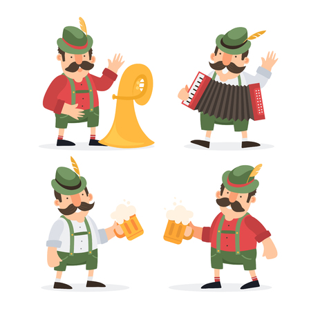 オクトーバーフェスト 面白い漫画のキャラクターやバイエルンの民族衣装でミュージシャンを祝うし オクトーバーフェストのビール祭りで楽しい時を過します のイラスト素材 ベクタ Image オクトーバーフェスト 面白い漫画のキャラクターやバイエルンの民族衣装でミュージシャンを祝うし オクトーバーフェストのビール祭りで楽しい時を過します のイラスト素材 ベクタ Image