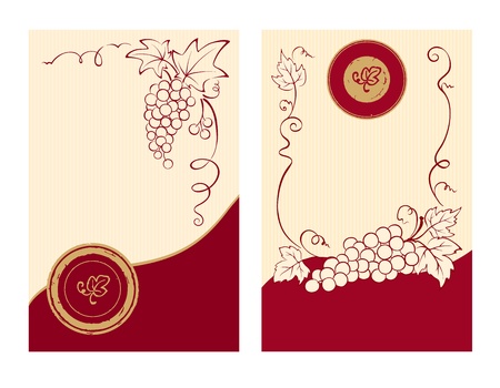 Vorlage Fur Weinetiketten Lizenzfrei Nutzbare Vektorgrafiken Clip Arts Illustrationen Image