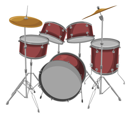 ドラム キットのイラストのイラスト素材 ベクタ Image