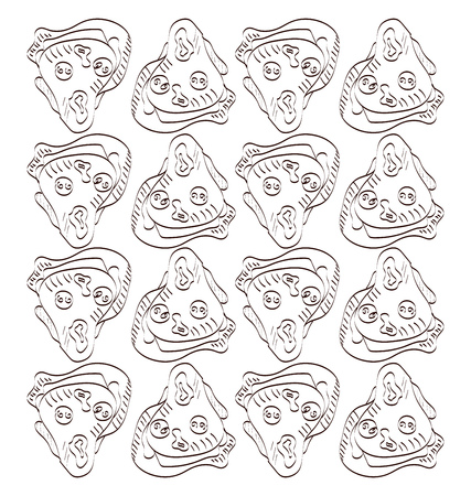 An Abstract Black And White Image Of Alien Patterns That Are