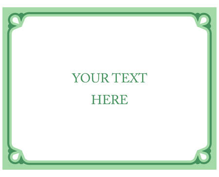 green border