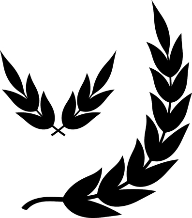 Эскиз тату лавровая ветвь на руку