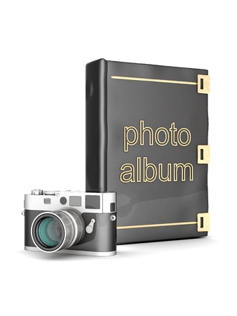 old fashioned photo albums