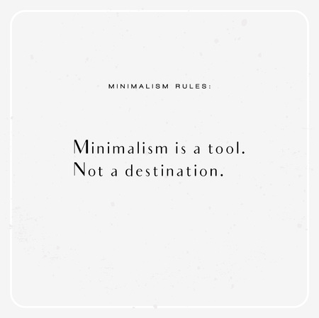 Petit Vecteur De Citations Inspirant Du Minimalisme Clip Art Libres De Droits Svg Vecteurs Et Illustration Image