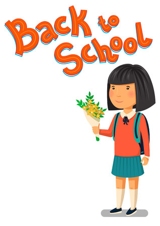 戻る学校挨拶ポスター のイラスト素材 ベクタ Image