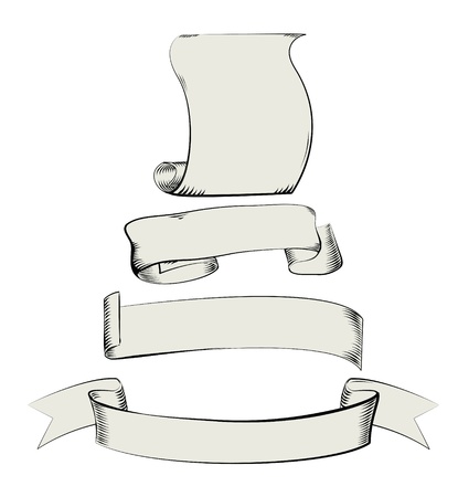 バナーや背景のデザインとして 古代の巻物のイラスト のイラスト素材 ベクタ Image バナーや背景のデザインとして 古代の巻物のイラスト のイラスト素材 ベクタ Image