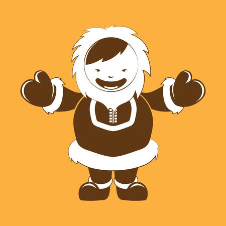 そりと背後にあるパオ漫画エスキモー エスキモー服人間やアラスカ エスキモー北部先住民 面白い国籍従来のチュクチの文字 のイラスト素材 ベクタ Image そりと背後にあるパオ漫画エスキモー エスキモー服人間やアラスカ エスキモー北部先住民 面白い国籍従来のチュクチの文字 のイラスト素材 ベクタ Image