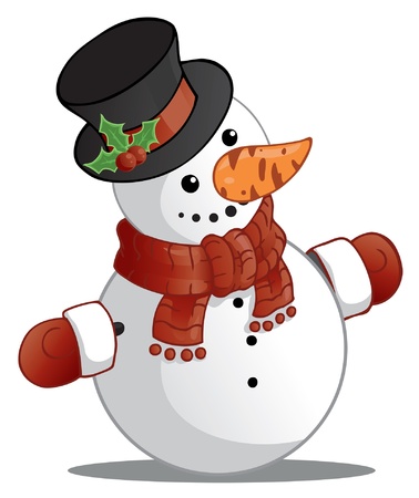 snowman faces clip art