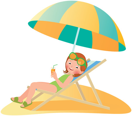 Mann Und Frau Im Liegestuhl Clipart sdatec.com