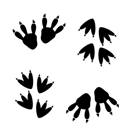 ベクトル図の恐竜の足跡 のイラスト素材 ベクタ Image ベクトル図の恐竜の足跡 のイラスト素材 ベクタ Image