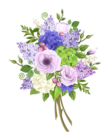 紫 青 白と緑のトルコギキョウ ライラック アジサイの花と緑の葉が白い背景で隔離の花束 のイラスト素材 ベクタ Image 紫 青 白と緑のトルコギキョウ ライラック アジサイの花と緑の葉が白い背景で隔離の花束 のイラスト素材 ベクタ Image