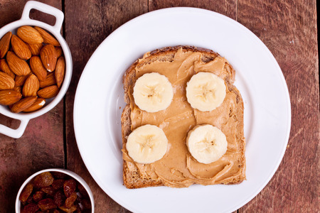 banana: bánh mì bơ đậu phộng Kho ảnh