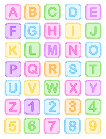 16 045 block letters stock illustrations cliparts and royalty free baby letter blocks