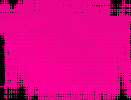 抽象的なピンク グランジのイラスト背景で黒いふちどりが点在 の写真素材 画像素材 Image