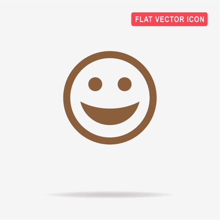 スマイルのアイコンです デザインのベクトルの概念図 のイラスト素材 ベクタ Image