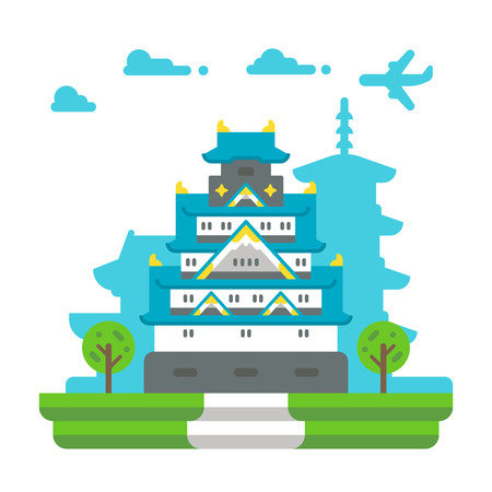 フラットなデザイン パレス オブ ファイン アーツ イラストのイラスト素材 ベクタ Image