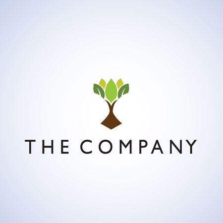 Tree ideas design vector illustration on background Фото со стока