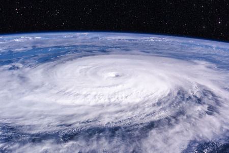 地球上の台風 Nasa から提供されたこのイメージの要素です の写真素材 画像素材 Image