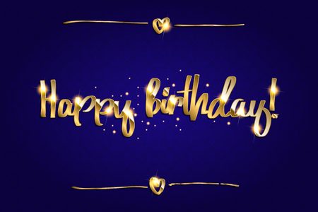 gold sparkles background happy birthday happy birthday background