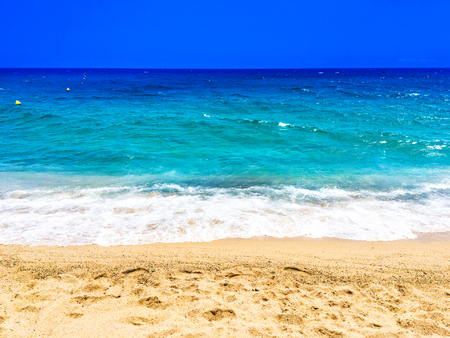 海 砂 夏の日の背景 夏の壁紙 の写真素材 画像素材 Image
