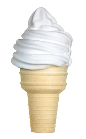 ice cream: kem bị cô lập trên một nền trắng.