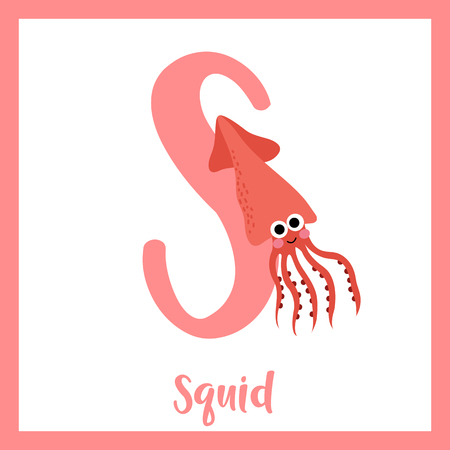 S 文字語彙 イカ かわいい子供たち Abc 動物園アルファベット フラッシュ カード 面白い漫画の動物 Abc 教育を子供たちには 英語の語彙を学習します ベクトルの図 のイラスト素材 ベクタ Image S 文字語彙 イカ かわいい子供たち Abc 動物園アルファベット フラッシュ カード 面白い漫画の動物 Abc 教育を子供たちには 英語の語彙を学習します ベクトルの図 のイラスト素材 ベクタ Image