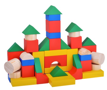 Jouet bois Cubes de construction