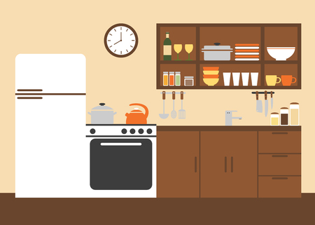 キッチン間タイの台所キッチン用品スタイルから背景です ベクトル イラスト のイラスト素材 ベクタ Image キッチン間タイの台所キッチン用品スタイルから背景です ベクトル イラスト のイラスト素材 ベクタ Image