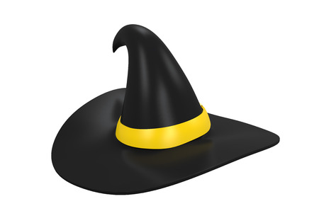 1 PC Para Mujer Negro Sombrero De La Bruja De Halloween Bruja Enarbol/ó El Sombrero De La Bruja De Accesorios De Vestuario Para Halloween Y Gorra De Tela Oxford Fiesta De Navidad Peaked Puntales