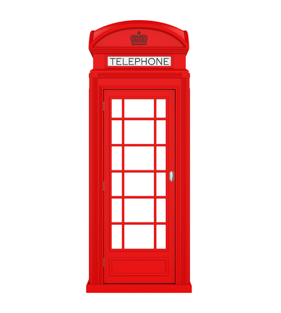 Quiosco de cabina de teléfono rojo caja K6 Espejo Frontal De Puerta