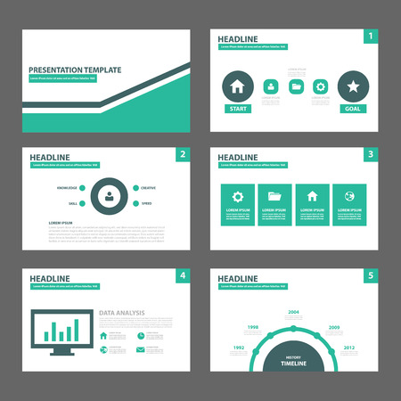 orange multipurpose presentation template flat design set for orange multipurpose presentation template flat design set for, Presentation templates