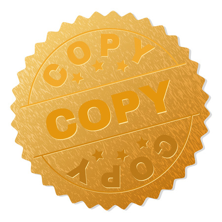 copy gold stamp badge vector gold award with copy text text