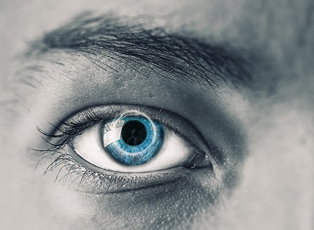 デジタル技術の背景 人間の目のクローズ アップ の写真素材 画像素材 Image デジタル技術の背景 人間の目のクローズ アップ の写真素材 画像素材 Image