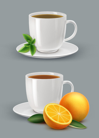 ミントとシトラスの紅茶のカップのベクター イラストです のイラスト素材 ベクタ Image ミントとシトラスの紅茶のカップのベクター イラストです のイラスト素材 ベクタ Image