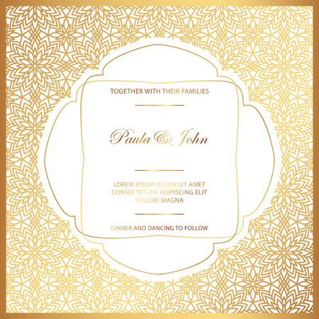 stylish gold and white wedding card royal vintage wedding white wedding release date