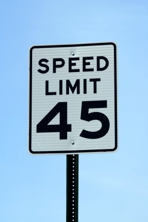Amazon.co.jp: アメリカ 道路標識SPEED LIMIT 45 最高速度45