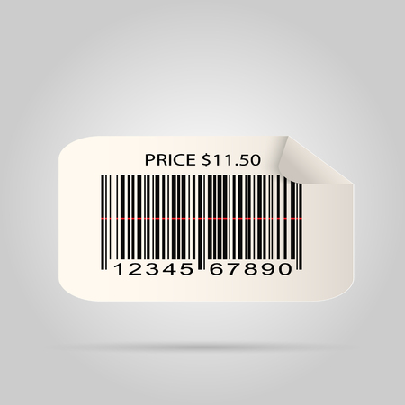 白い背景で隔離されたバーコードのイラスト のイラスト素材 ベクタ Image 白い背景で隔離されたバーコードのイラスト のイラスト素材 ベクタ Image