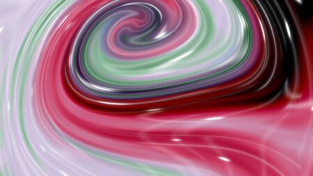 Bright caramel texture modern spiral background hard boiling confectionery 3d rendering backdrop